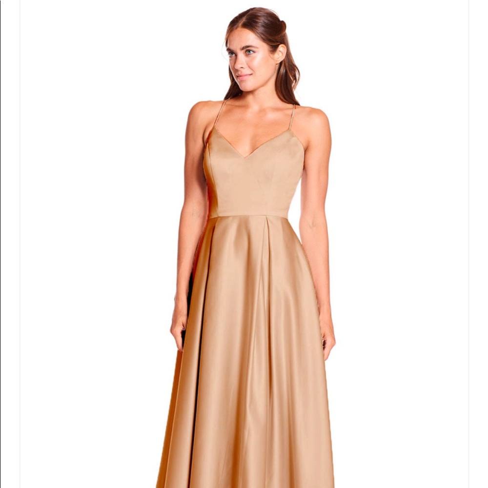 Bari Jay Style 1940 Bridesmaids Dress Copper - Brand New